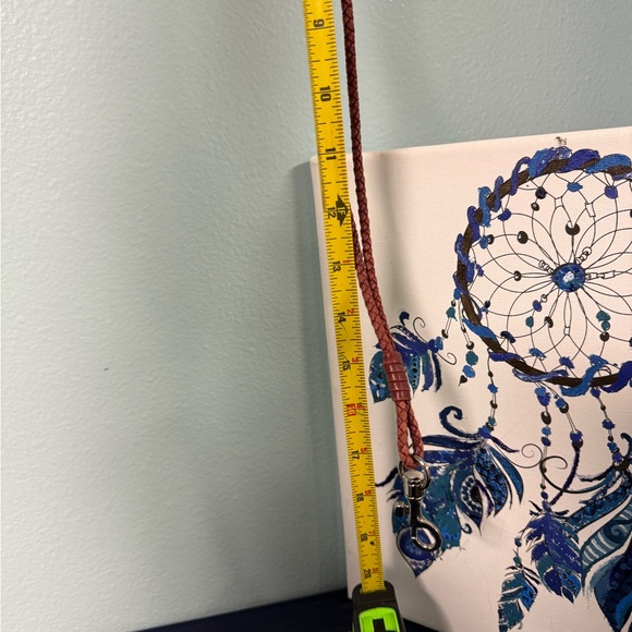 Bottega Veneta Intrecciato Leather Lanyard Key Strap 19” Distressed - Picture 8 of 8